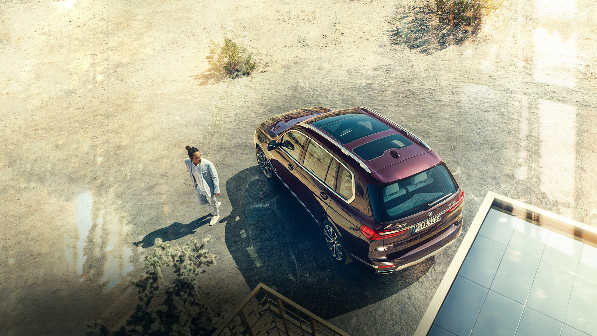 BMW Individual X7 俯瞰で見たBMW Individual X7