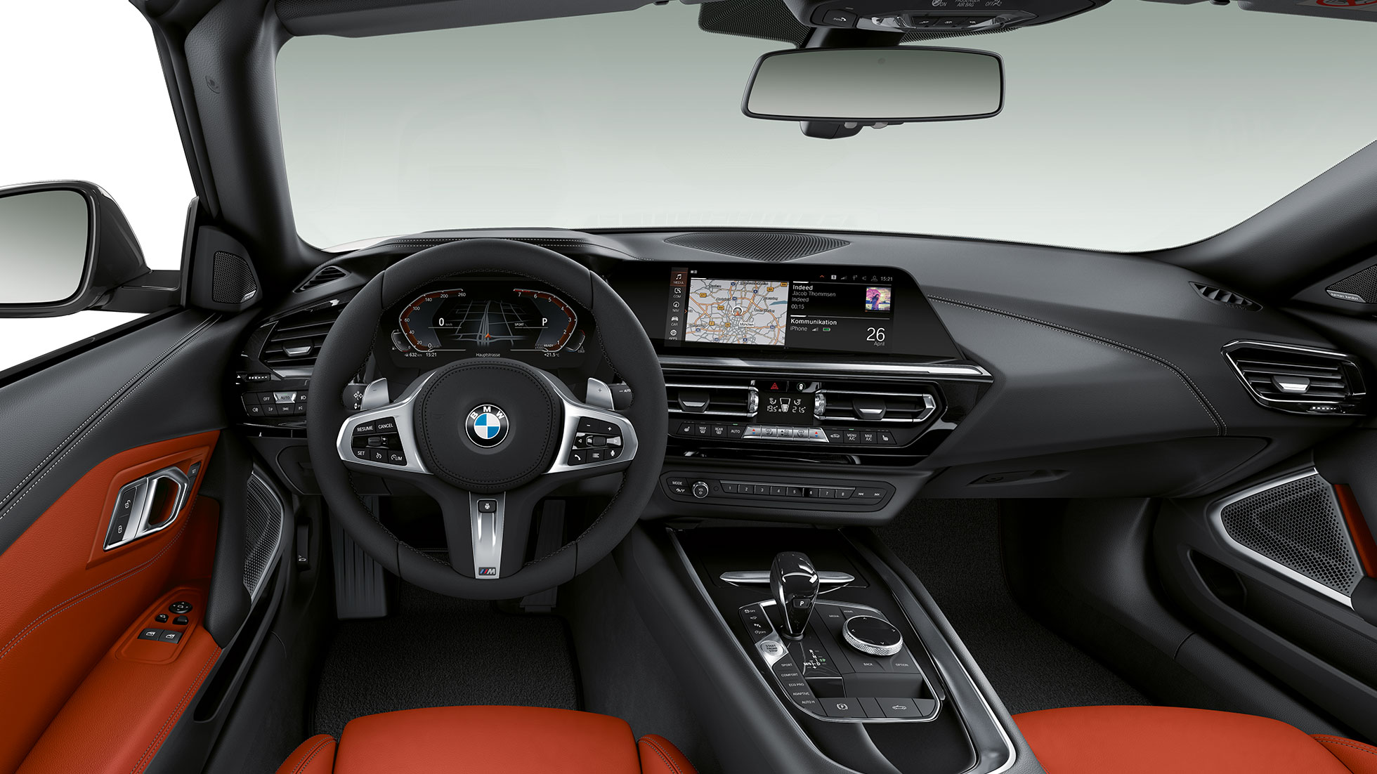 BMW Z4 ロードスターのスポーツラインモデル G29 BMW Z4 ロードスターのスポーツラインモデル、ステアリング・ホイールとドライバーの場所 G29