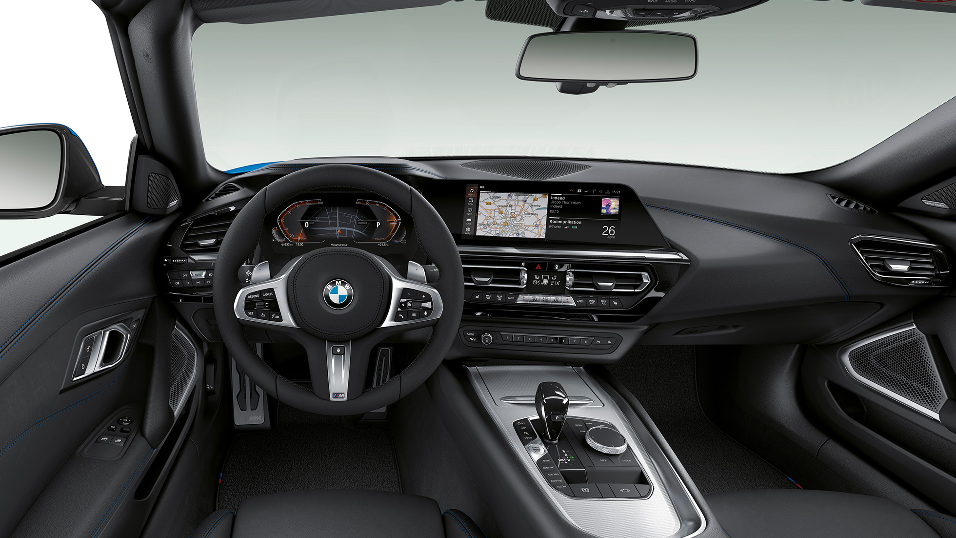 BMW Z4 ロードスター M スポーツモデル G29 BMW Z4 ロードスター M スポーツモデル、ステアリング・ホイールとドライバーの場所 G29