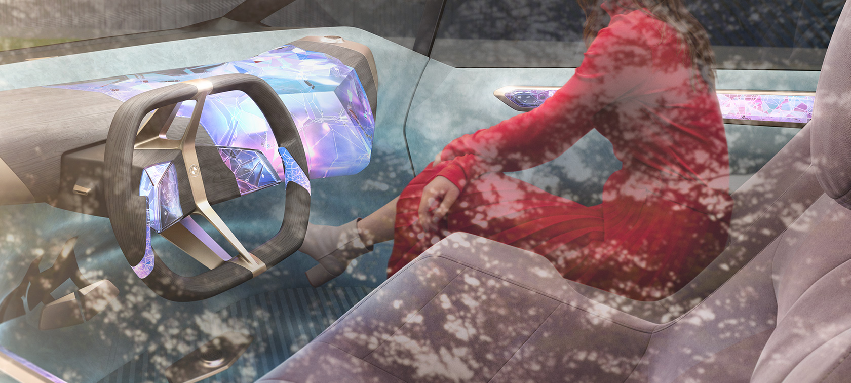 BMW i Vision Circular 2021コンセプト・カー インテリア・デザイン