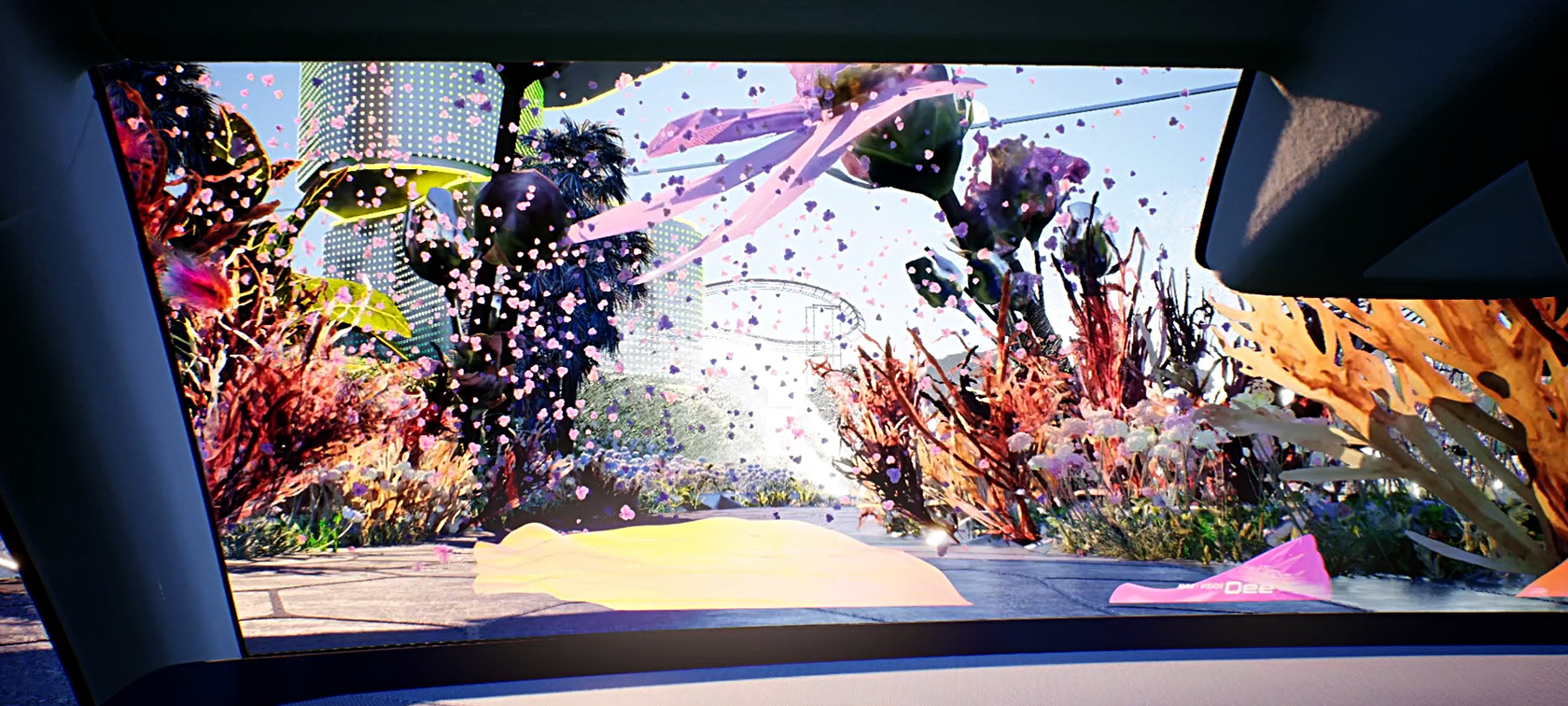 BMW i Vision Dee ドライビング体験 BMW i Vision Dee ドライビング体験