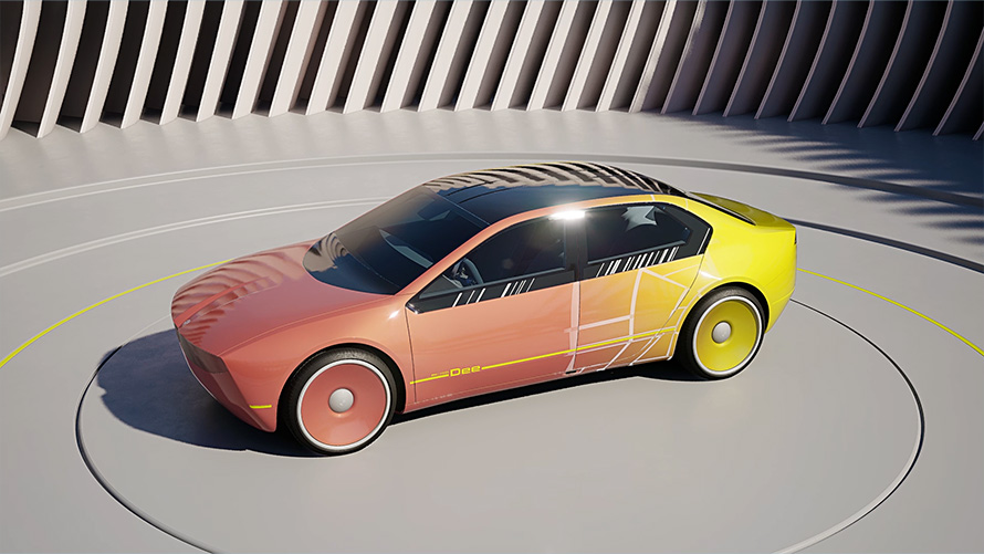 BMW i Vision Dee E Ink技術 BMW i Vision Dee ビジョン・ビークル E Ink技術