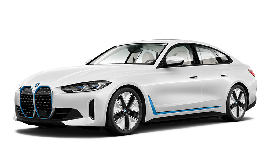 BMW i4 スタジオ撮影写真 BMW i4 スタジオ撮影写真、斜めからのフロント・ビュー