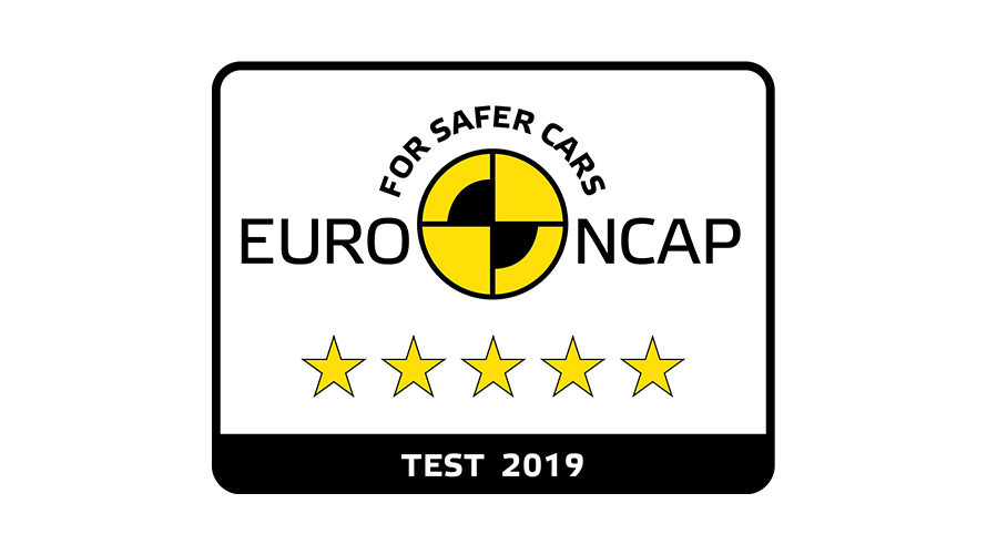 Euro NCAP(ユーロNCAP)総合5つ星を獲得。 Euro NCAP(ユーロNCAP)総合5つ星を獲得。