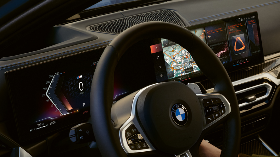 BMW M340i xDrive ツーリング G21 コックピット クローズアップ