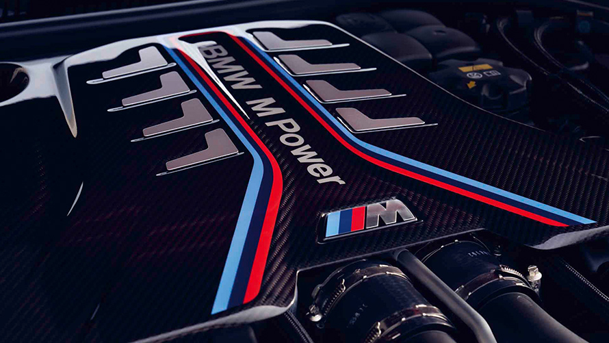 V型8気筒 M ツインパワー・ターボ・ガソリン・エンジン V型8気筒 M ツインパワー・ターボ・ガソリン・エンジン