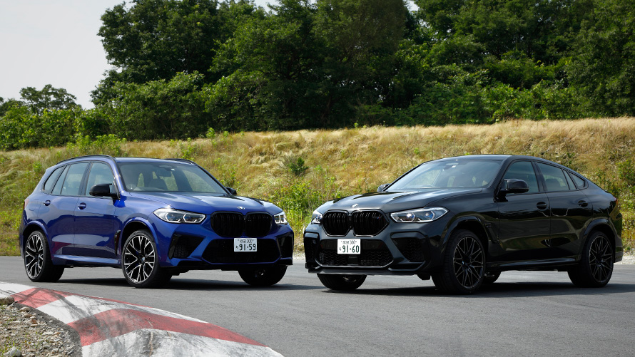 BMW X5 MとX6 M。双子の野獣をサーキットに解き放つ。 BMW X5 MとX6 M。双子の野獣をサーキットに解き放つ。