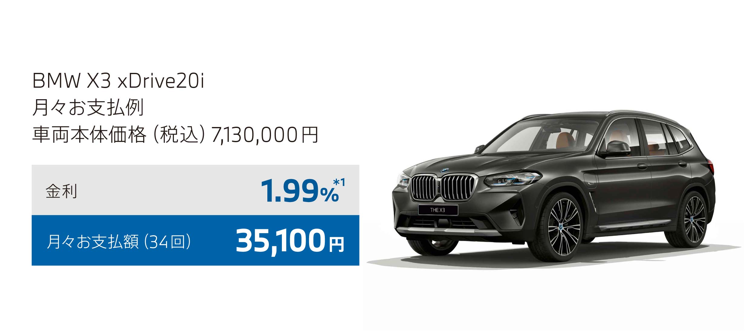 BMW X3 xDrive20i BMW X3 xDrive20i