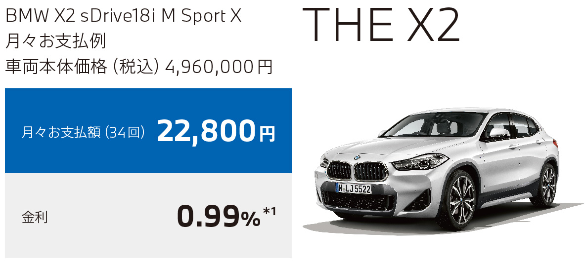 BMW X2 sDrive18i M SportX BMW X2 sDrive18i M SportX