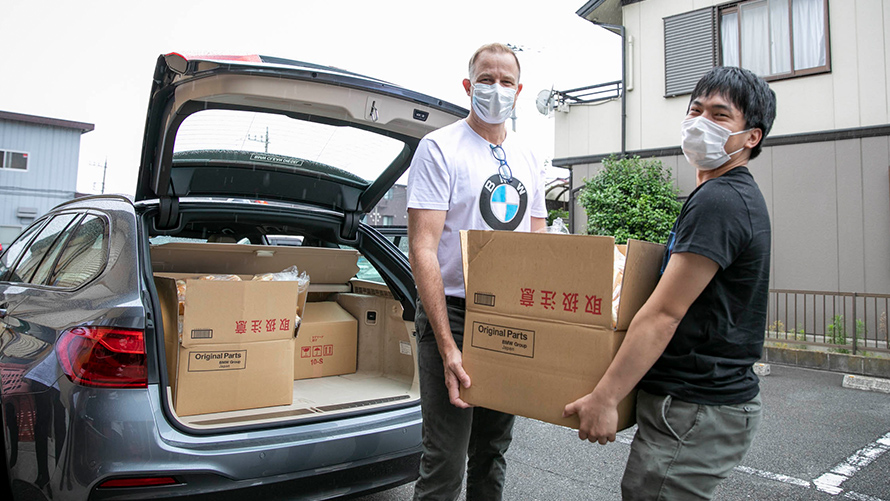 食糧物資 運搬・配布活動 食糧物資 運搬・配布活動