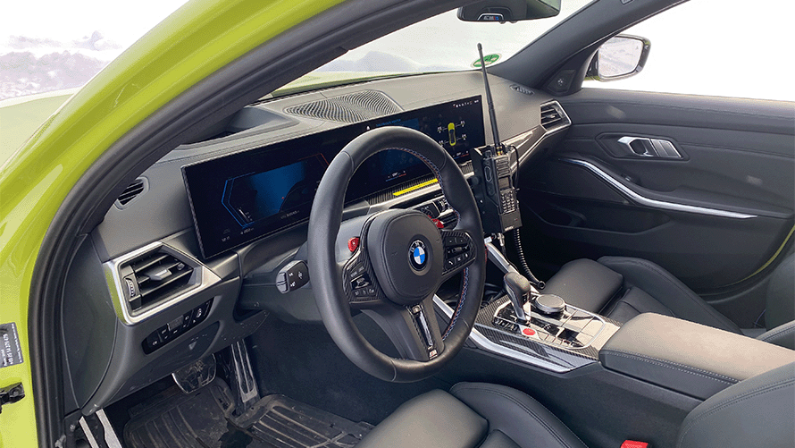 M3 Competition車内