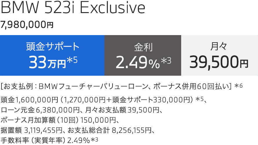 お支払例