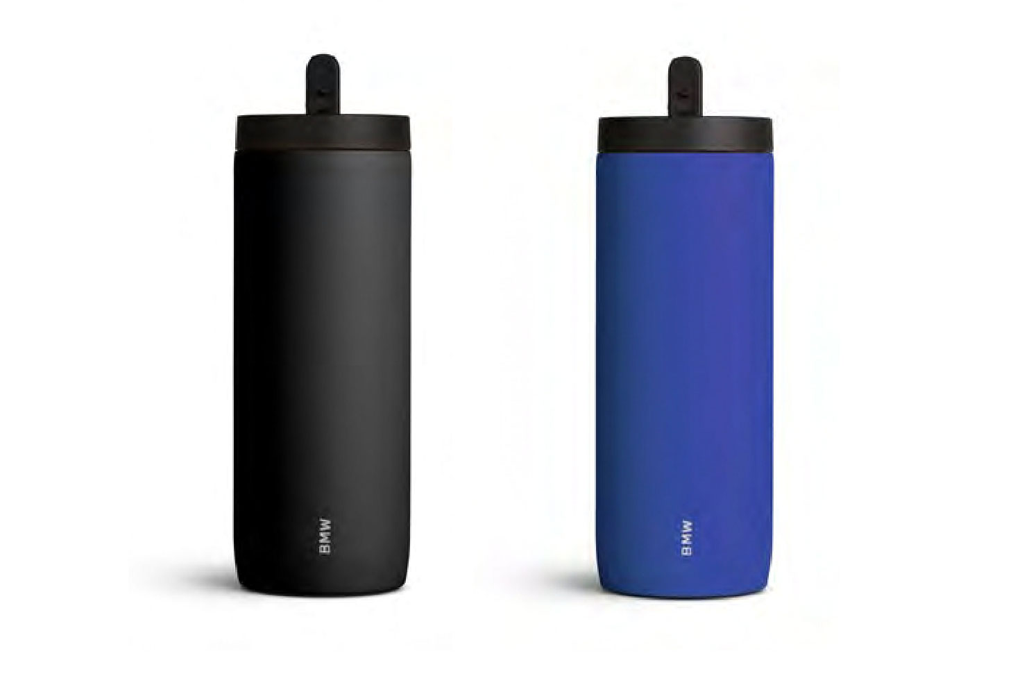 BMW Lifestyle BMW サーマルカップは陽極酸化アルミニウム製で、上部にはプラスチックキャップが付いています